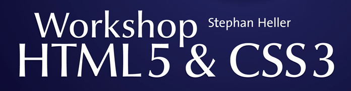 Workshop HTML5 & CSS3 - Stephan Heller