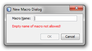 NetBeans 7.3 - Name für Macro vergeben